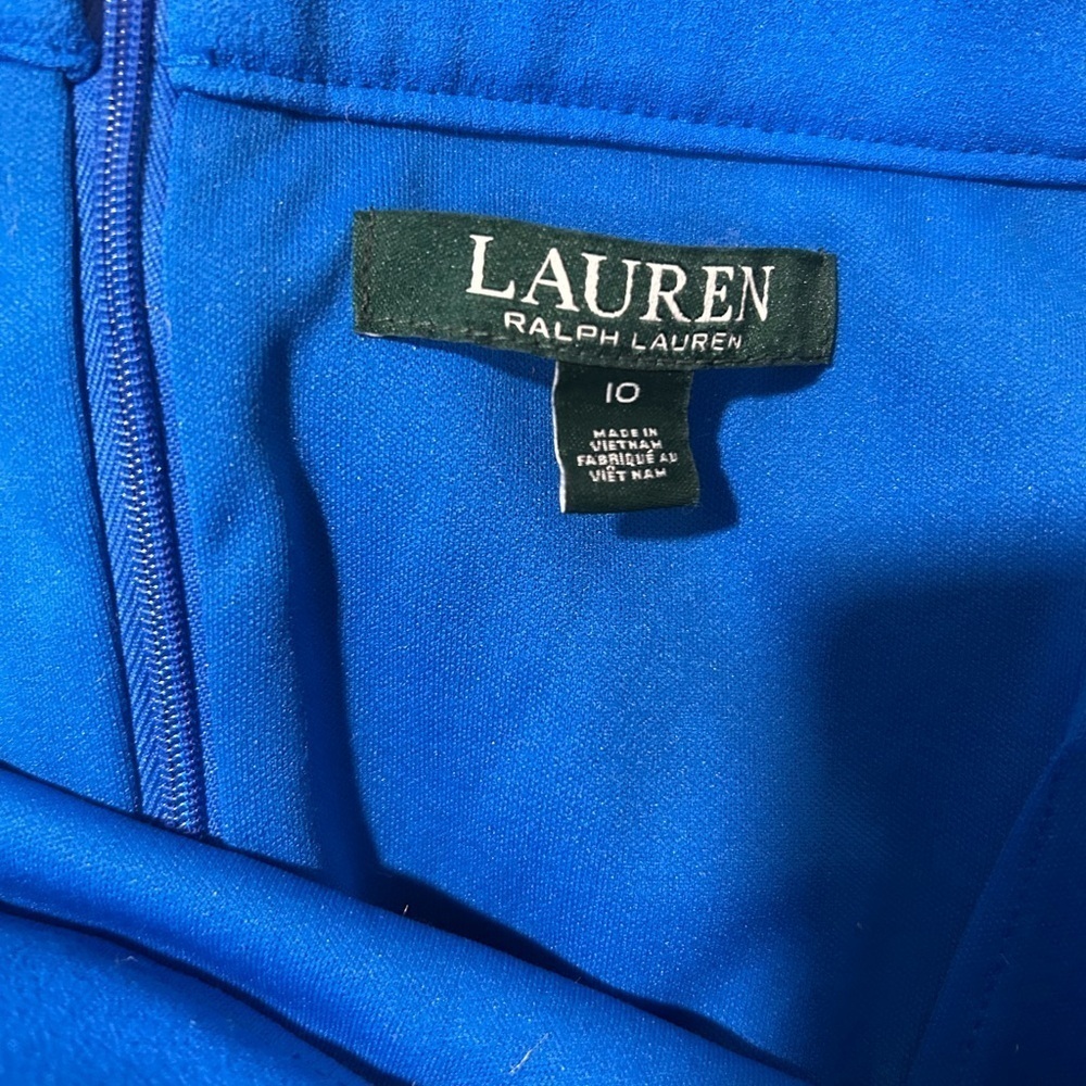 Ralph Lauren under your shoulders Blue Dress - Picture 4 of 5
